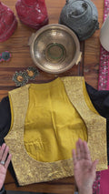 COT011 Gold Foil Colourblock Koti