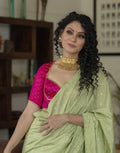 Fuscia Sweetheart Neckline Blouse
