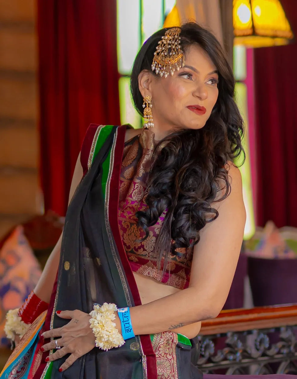 Magenta Kalamkari Blouse