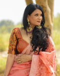 Red and Gold Blouse