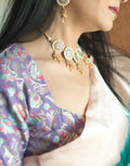Lilac Kalamkari Blouse