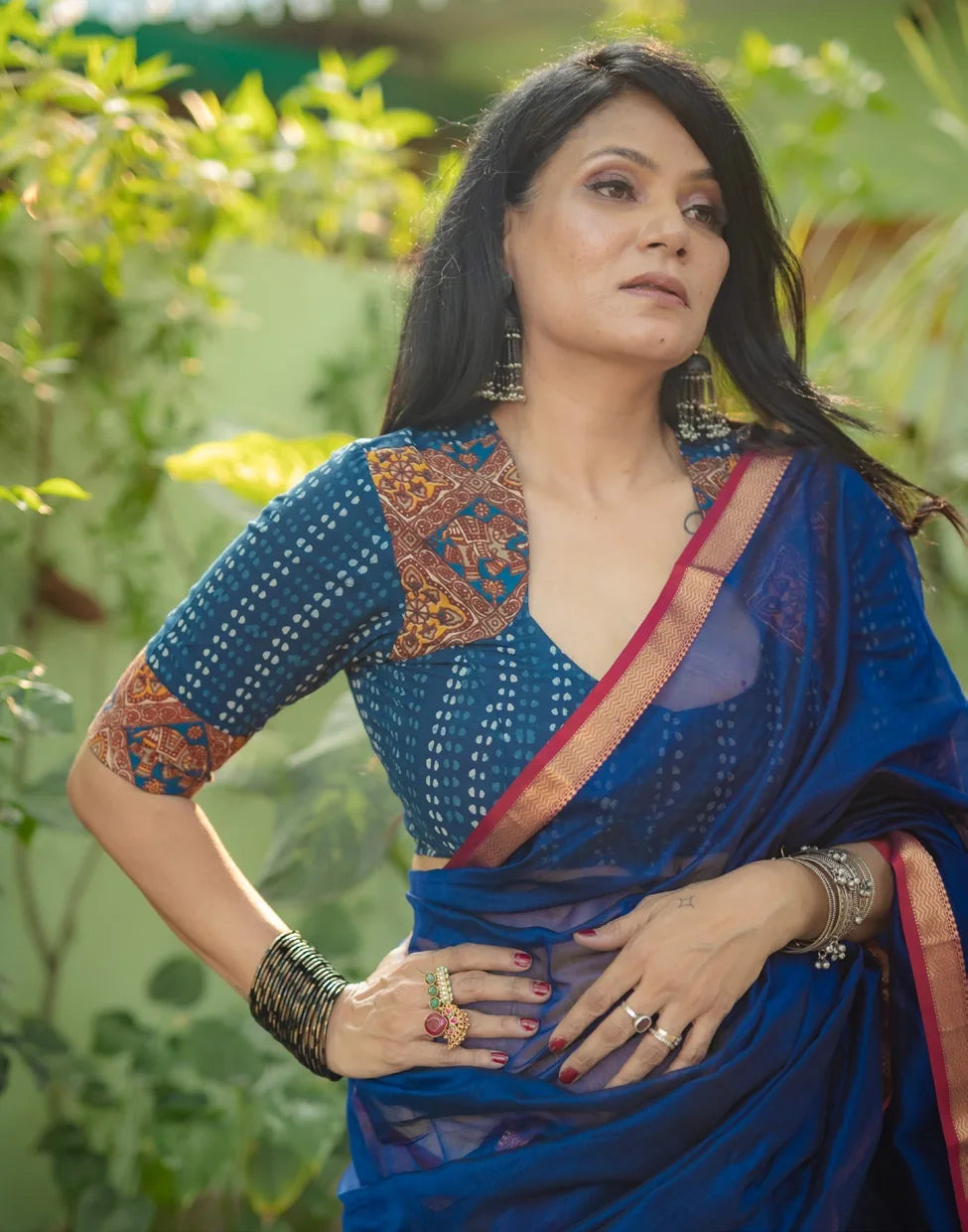 Indigo Blouse