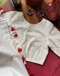 White Embroidery Blouse