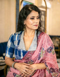 Navy Madras Checks Blouse