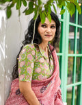 Green Sanganeri Blouse
