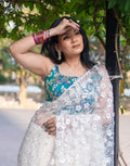 White Lace Halter Set Blouse